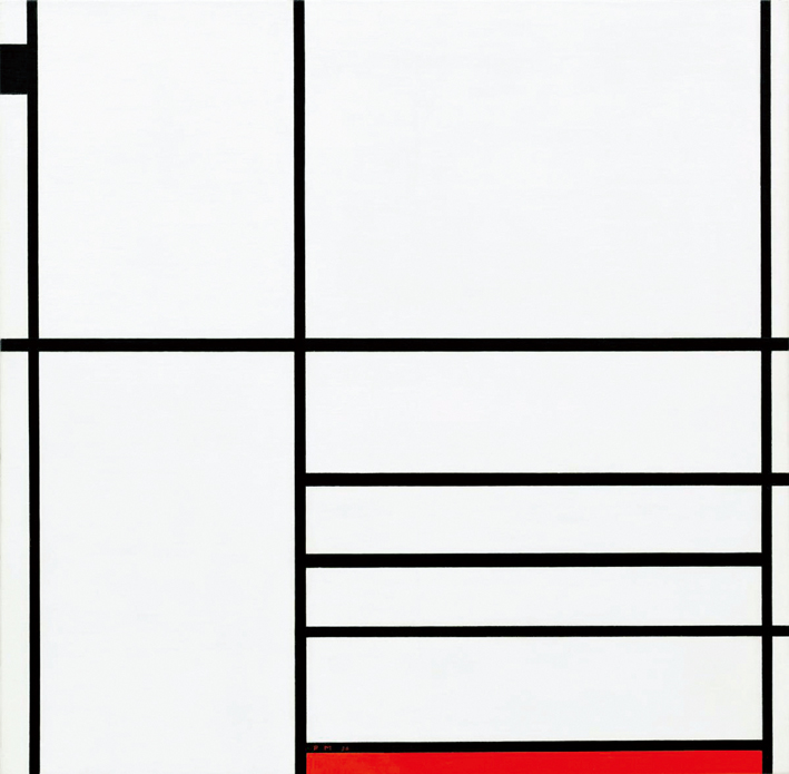  皮特·蒙德里安 Piet Mondrian ——色彩构成8